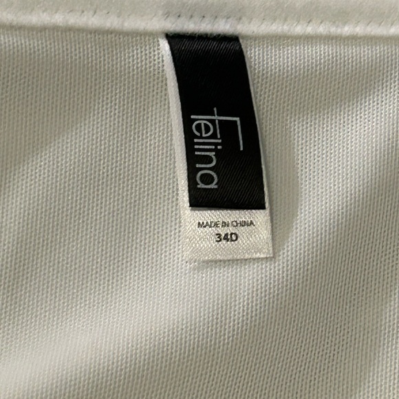 White Strapless Corset Bra Size 34D - Picture 2 of 5